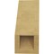Ekena Millwork 5-inch W x 8-inch D x 12-inch H Traditional Rough Cedar Woodgrain TimberThane Knee Brace, Primed BRCUR05X08X12TRARCPR - alternate 6